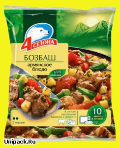Замороженное готовое блюдо "4 сезона" Бозбаш