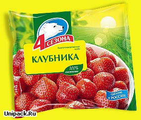 Замороженные ягоды 4 сезона Клубника