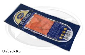 Горбуша марки Рок холодного копчения (ломтики нарезанные)