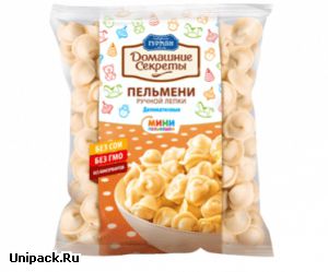 Пельмени "Сибирский гурман" Домашние Секреты "Деликатесные" (ручная лепка)