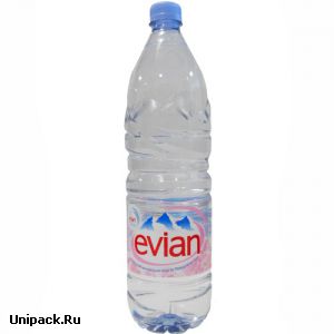 Питьевая вода Evian в ПЭТ-бутылке
