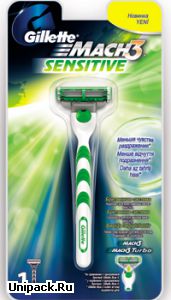 Бритва Gillette Mach 3 Sensitive