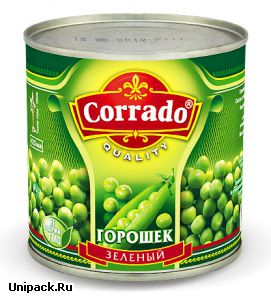 Горошек зеленый Corrado 425мл