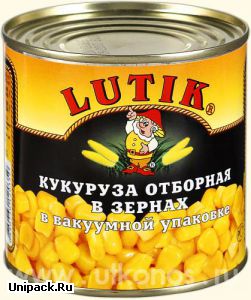 Консервированная кукуруза Lutik