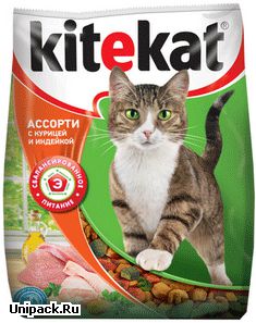 Сухой корм для кошек Kitekat Ассорти с курицей и индейкой