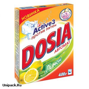 Стиральный порошок Dosia в картонной упаковке