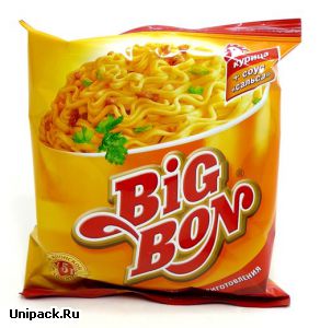 Лапша "Big Bon" в пакете 130 г.