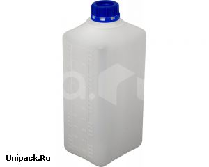 Бутыль пластиковая 1 литр с пробкой (горловина 32 мм) Арт.ПБк 1м