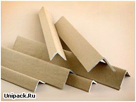 Картонные защитные уголки для упаковки паллет