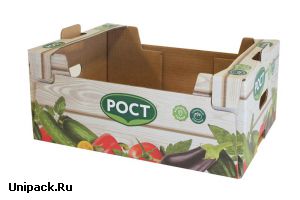 Картонный короб для овощей