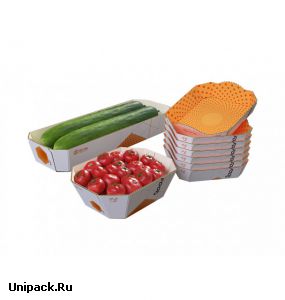 Объемные лотки из картона