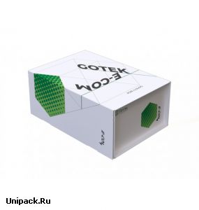 Картонный короб для доставки почтовых и отправлений и товаров интернет-магазинов