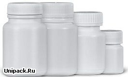 Банки для упаковки таблеток и драже с резьбовой крышкой вместимостью 10, 30 и 60 мл