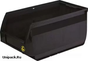 Антистатическая тара - Ящик Napoli 400х230х200 PP для электронных изделий и комплектующих