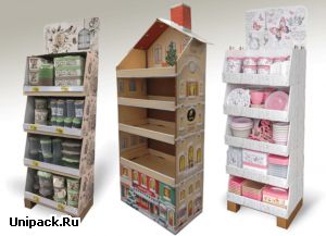 Дисплей-стенды из картона