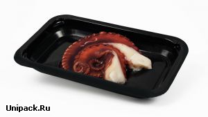 Трейсилеры и термоформеры для упаковки осьминога, запаянного в режиме SKIN