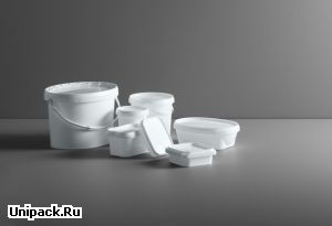 Пластиковые ведра с печатью