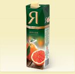 Сок "Я" грейпфрутовый 100% с мякотью Сок "Я" грейпфрутовый 100% с мякотью