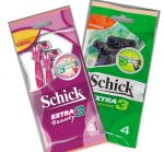 Одноразовые бритвенные станки Schick Extra 3 Одноразовые бритвенные станки Schick Extra 3