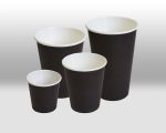 ЧЁРНЫЕ БУМАЖНЫЕ СТАКАНЫ ДЛЯ ГОРЯЧИХ НАПИТКОВ ЧЁРНЫЕ БУМАЖНЫЕ СТАКАНЫ ДЛЯ ГОРЯЧИХ НАПИТКОВ