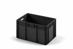 Пластиковый ящик 600х400х320 (ЕС-6432) черный, 12.312.R Пластиковый ящик 600х400х320 (ЕС-6432) черный, 12.312.R