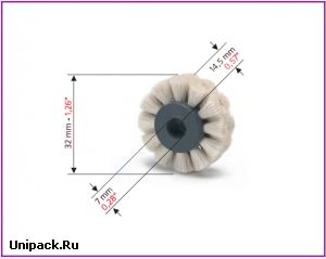 Белый щеточный ролик для самонаклада для Shinohara