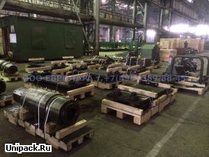 Упаковка оборудования на поддонах