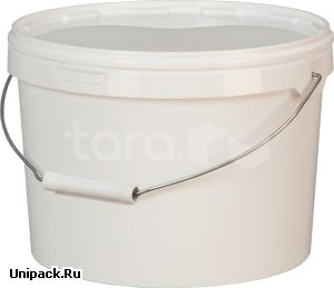 Ведро пластиковое 11 л с металл. ручкой Арт.ВП 11 к