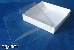Картонные коробки с прозрачной крышкой
