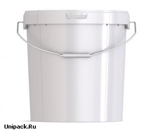 Ведро пластиковое круглое с крышкой JET+ 205