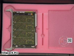 Ложементы из антистатической пены для упаковки компьютерной платы