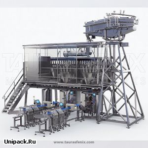 Фасовка рассыпчатого творога в пакет-подушку