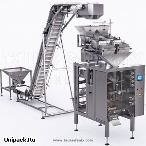 Фасовка пельменей в пакет подушку