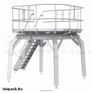 Эстакада под дозатор с площадкой