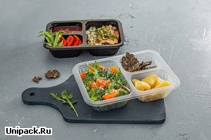 Лоток 3х секционный 187х137-3Б