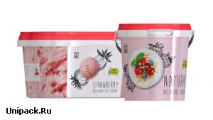 Пластиковые ведра с печатью