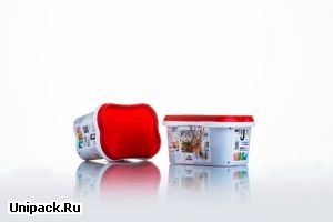 Пластиковые ведра с печатью