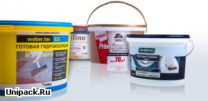 Пластиковые ведра с печатью