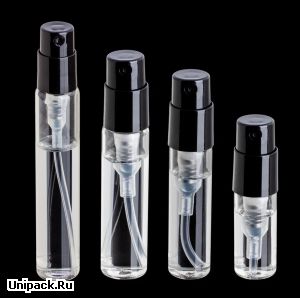 Флаконы стеклянные Эстетик 1 мл, 2 мл, 3 мл, 5 мл