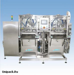 Асептический наполнитель - ASP100D Bag in Box | Двойная головка / Полуавтомат