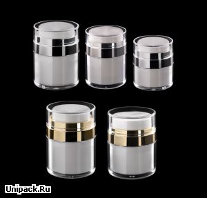 Банка Сапфир с помпой 15 мл, 20 мл, 30 мл, 50 мл, 80 мл, 100 мл