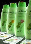Рулонная самоклеящаяся этикетка для шампуней Herbina Рулонная самоклеящаяся этикетка для шампуней Herbina