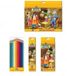 Карандаши цветные шестигранные Остров Сокровищ Карандаши цветные шестигранные Остров Сокровищ