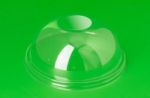 Крышка 95 мм купол без отверстия из ПЭТ Крышка 95 мм купол без отверстия из ПЭТ