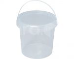 Ведро пластиковое 1 литр с крышкой Арт.ВП 1м Ведро пластиковое 1 литр с крышкой Арт.ВП 1м