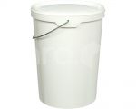 Ведро пластиковое 20 литров круглое высокое с металлической ручкой с крышкой Арт.ВП 20 в Ведро пластиковое 20 литров круглое высокое с металлической ручкой с крышкой Арт.ВП 20 в