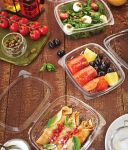 Контейнер прямоугольный Cп-155*129 мм ПЭТ Контейнер прямоугольный Cп-155*129 мм ПЭТ