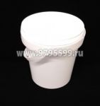 Ведро пластиковое 0,87 л с закрывающей крышкой Ведро пластиковое 0,87 л с закрывающей крышкой