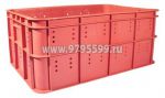 Ящик пластиковый №15 для колбасной продукции Ящик пластиковый №15 для колбасной продукции