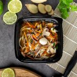 Пищевые контейнеры пластиковые - Контейнер ЮПК-1616, 750 мл, 160*160*62 мм, чёрный Пищевые контейнеры пластиковые - Контейнер ЮПК-1616, 750 мл, 160*160*62 мм, чёрный